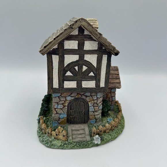 Other - Miniature Medieval English Cobblestone Cottage Building Model Decoration